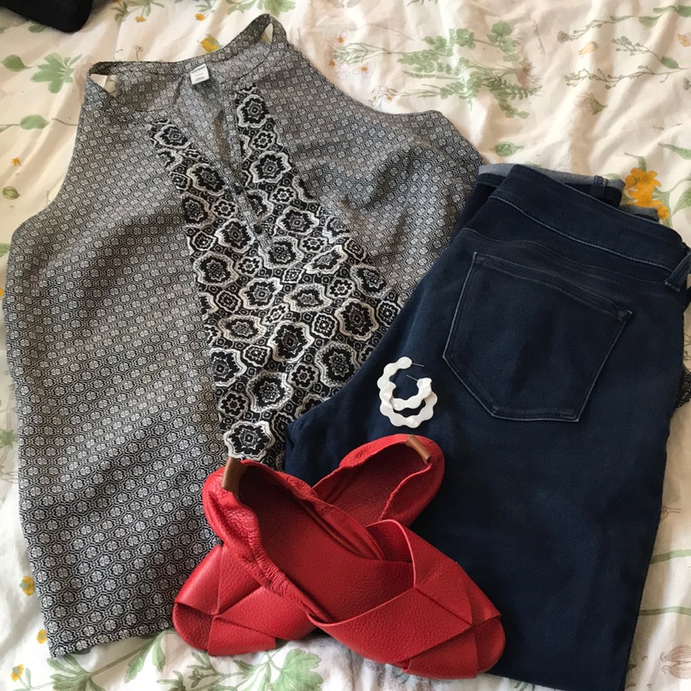 Cute Summer Top, Old Navy Sz M